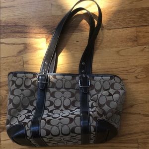 Coach brown purse